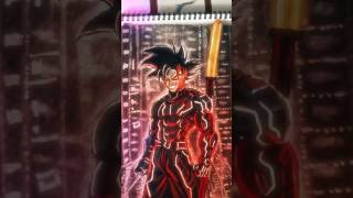 "Goku as a cyber Ninja 🔥" #shorts #goku #dragonball #animeart