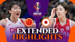 China 🇨🇳 vs Japan 🇯🇵 | Extended Highlights | FIBA Women's Asia Cup 2025