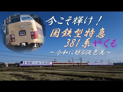 令和版!超貴重 381系やくも 混色編成撮影記録【鉄道】