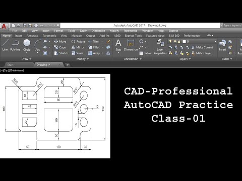 AutoCAD Practice | Learn AutoCAD | Earn from AutoCAD| EP-1