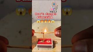 Matchstick Amezing video 😱 || Matchbox experiment || science experiments