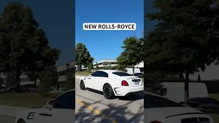 Rolls-Royce Wraith Gets New Bodykit..😳 #rollsroyce #bodykit #transformation #carwrap #shorts #cars