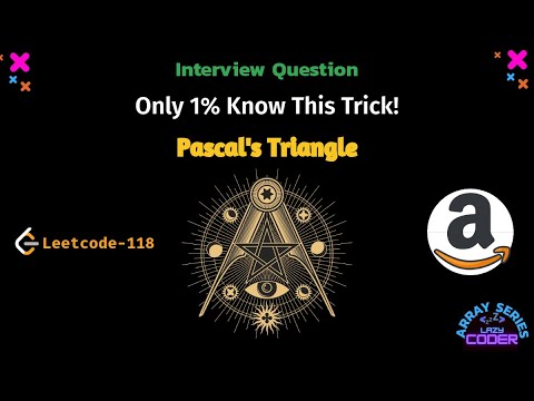Pascal's Triangle - Leetcode 118 - In Hindi