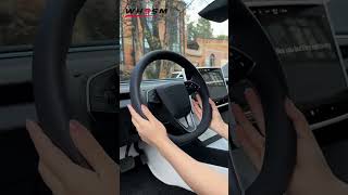 Tesla Steering Wheel Trim ClipSleek Fit Scratch Protection Interior Style Upgrade #SteeringWheelTrim