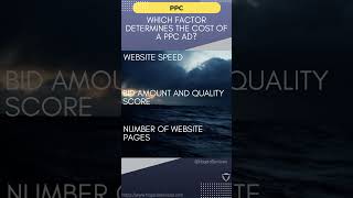 PPC - Which factor determines the cost of a PPC ad? #ppc #payperclick #costperclick #ppccampaign
