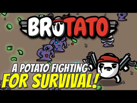 This Potato Never Gives Up! | BROTATO | #brotato #roguelike