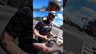 Cyclist Doesn't Know the Traffic Rules