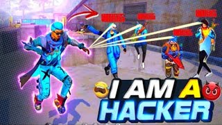 FREE FIRE ME HACKER KAISE BANE 2024 | FLY HACKER IN MY GAME | SOLO VS SQUAD FULL GAMEPLAY |#Raunak78
