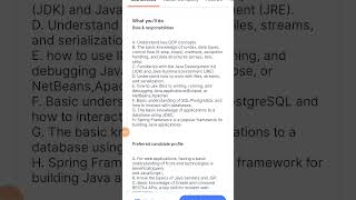 Java trainee vacancy || job vacancy for front end developer #itjobs2024 #programmeranalyst  #job