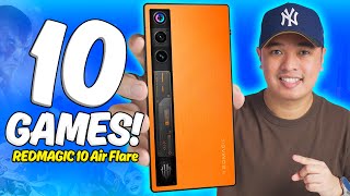 REDMAGIC 10 Air Flare - 10 GAMES TESTED!