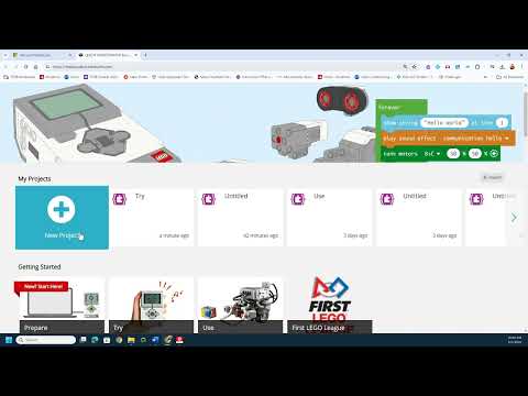 Connect and download a program from Makecode to EV3 using a USB cable