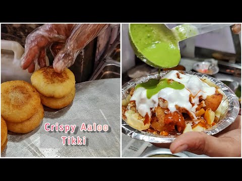 Taka Tak Aloo Tikki Chaat | Lajpat Nagar Delhi | Indian Street Food