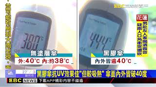 一傘通用晴雨天！？ 太薄 淺色「無塗層」防曬會NG@newsebc