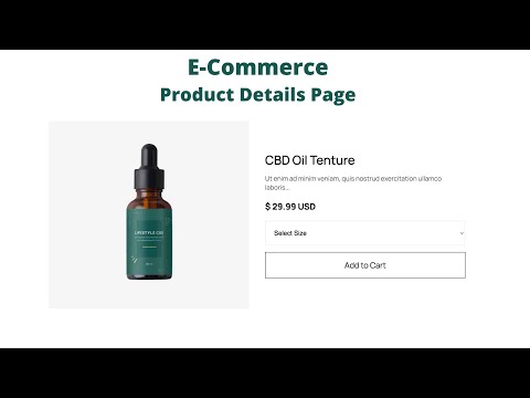 Product Details in Angular CBDX Clone   Using HTML , SCSS, and Typescript