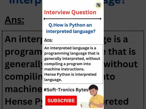 How is Python an interpreted language?#shorts #pythonbeginners           #interviewquestions #python