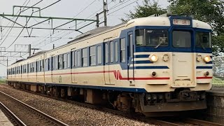 【本気の115系】東光寺駅爆走通過(100km/h)