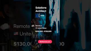 Solutions Architect in Ontic  💸 $130,000 - $150,000. Remote job in 🇺🇸 United States. #likeRemote