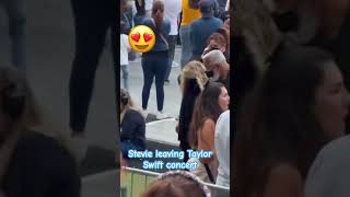 Stevie Nicks leaving Taylor Swift concert. #rockstar #80smusic #taylorswift #erastour #standback