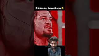 #wwe #wwethemesongs #wwe2k2 #wrestling #undertaker helping roman reigns attitude wwe short video 😈💪