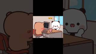 Bubu needs Dudu 24/7 🥰🥰🥰       #bubuanddudu #animation #peachgoma