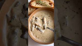 This Easy Creamy Mushroom Soup helps me lose weight #shorts