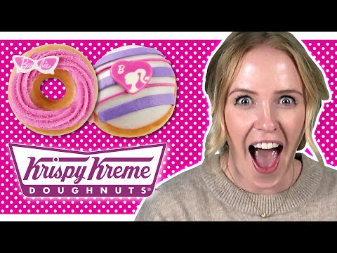 Irish People Try Barbie Krispy Kreme Donuts