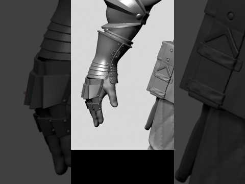 3D character modeling process# #zbrushart #blender3d #digitalart #3dartist #cgmodeling #characterart