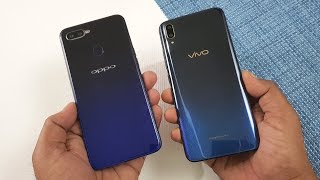 Vivo V11 Pro vs Oppo F9 Pro Speed Test | Ram Management & Camera Test !