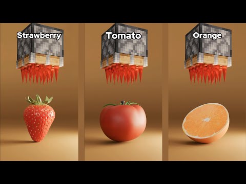 Minecraft vs Real Life – 3D Simulations in 1 Minute