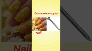 Same letter different meaning! Homonyms in English #vicabularyenglish