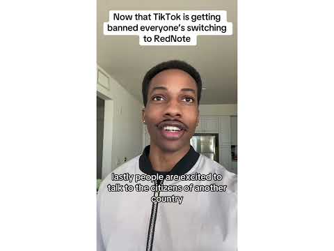 Now that a TikTok is getting banned everyone’s switching to RedNote