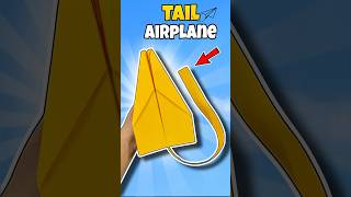 Make Tail Paper Airplane That Fly Far | Paper Plane 🤩#shorts