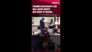 Bill Gates In India | Former Microsoft CEO Bill Gates Arrives in Parliament, Meets JP Nadda