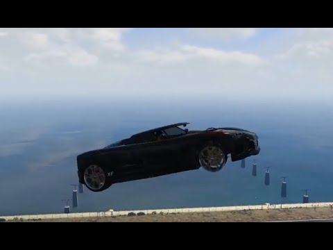 SUPER IROHAZAKA JUMP SENDING A CAR INTO SPACE IN GTA