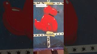Looking good big red 😍 #satisfying #art #artycraftypop #artandcraft #diy #cliffordthebigreddog