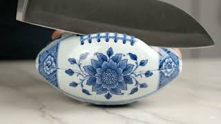 ASMR | 當你的3C產品、家電全變成「青花瓷」……一刀下去超乎想像！青花瓷宇宙2.0 這次連收音機、滑鼠都不放過！終極酥脆解壓
