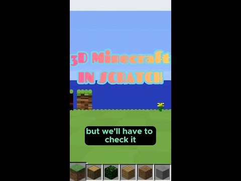 🔥 First Look: 3D Minecraft in Scratch - Is It Too Laggy?