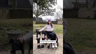 walking as a paraplegic ♿️ KAFO braces #paralyzed