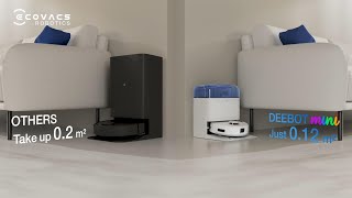 Tiny space, total grace. ✨🏠 #DEEBOTmini