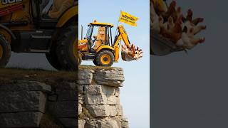 cat jcb falling part2#cat #funny #funnycats #viralcat #catshorts