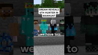 Dream Reveals 6TH HUNTER in manhunt 😲 #dream #minecraft #daquavis