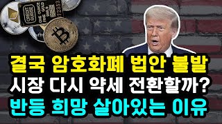 스테이블코인 법안 상정 불발 비트코인 조정 국면 확대될까? CPI 상회까지 악재 커진 시장 위기는 기회일까? 이더리움 솔라나 리플 수이