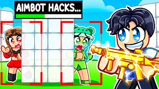 Andy Has AIMBOT HACKS In Roblox RIVALS!