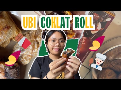 👩🏻‍🍳 cooking snacks with only 3 ingredients😉✨ sweet potato • chocolate • spring roll skin. cuss t...