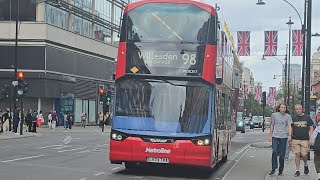 First Time Allocation: Metroline Wright Electroliner Streetdeck WDE3117 LV74 TKA Route 98