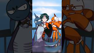 Sailor man (Animation meme) Ginger saves Agnar again #agnarshark #gingerclownfish
