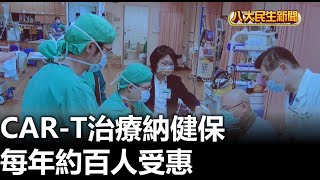 CAR-T治療納健保 每年約百人受惠 |【民生八方事】| 2023110212 @gtvnews27