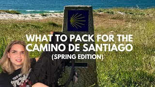 Camino De Santiago Packing List (spring/summer)
