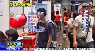 2018.07.01中天調查報告／82%想當斜槓青年 多職、多才創造自我價值