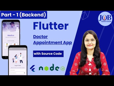 Flutter Doctor Appointment App | Flutter 2024 | Android Studio | Nodejs | Backend | Part - 1